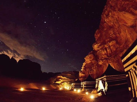Candle-lit Feynan Ecolodge Jordan Candle Lit Desert Experience